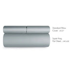 Spread Home BAMBOO PERFORMANCE BEDSHEET Neutral Grey - grahsajja