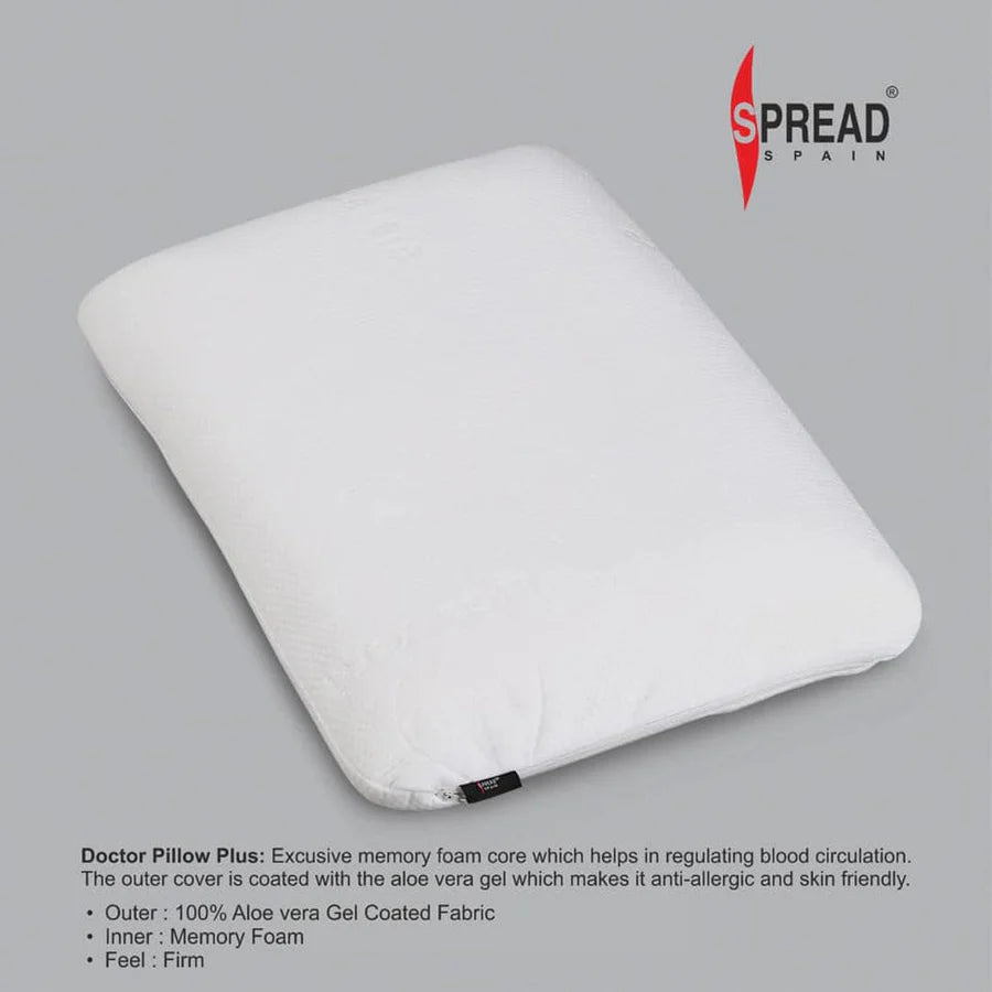 Spread Spain Doctor Plus Memory Foam Pillow for Cervical - grahsajja