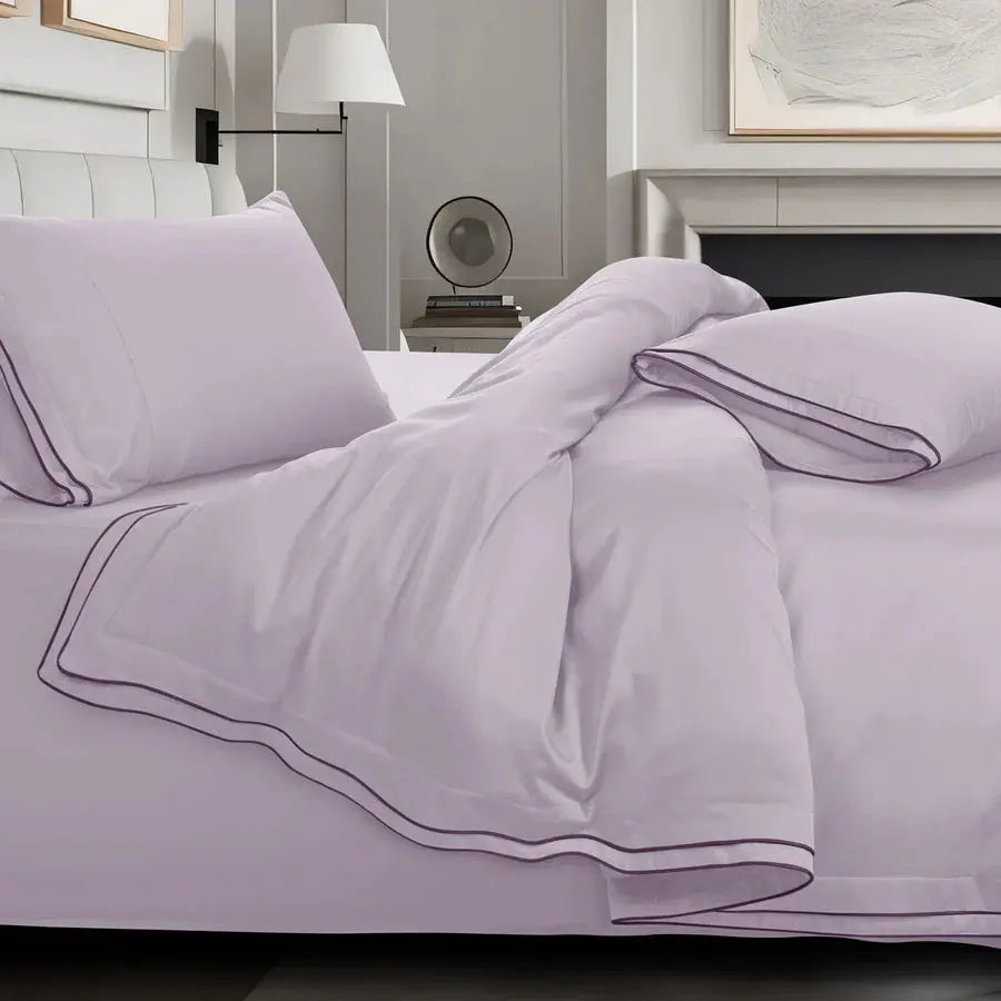 Premium 500 TC 100% Cotton Dolce Vita Bedding Lavender SPREAD HOME PROD PVT LTD.