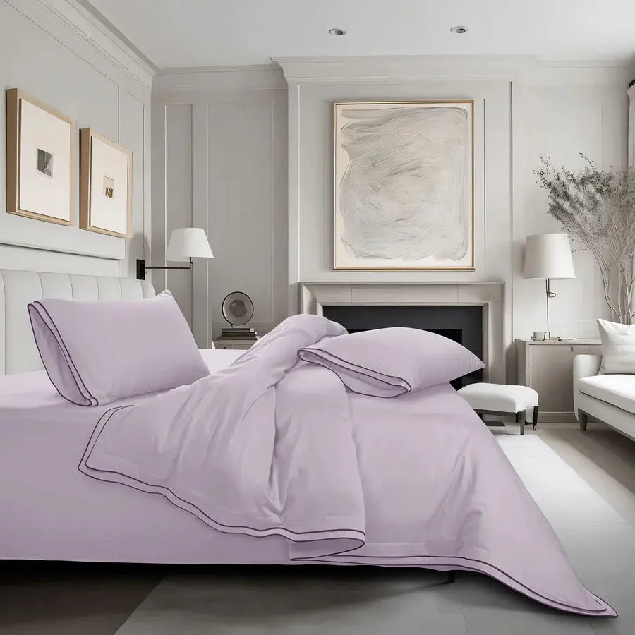 Premium 500 TC 100% Cotton Dolce Vita Bedding Lavender SPREAD HOME PROD PVT LTD.