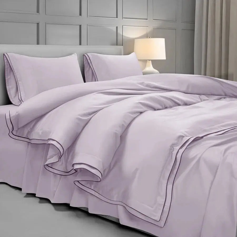 Premium 500 TC 100% Cotton Dolce Vita Bedding Lavender SPREAD HOME PROD PVT LTD.