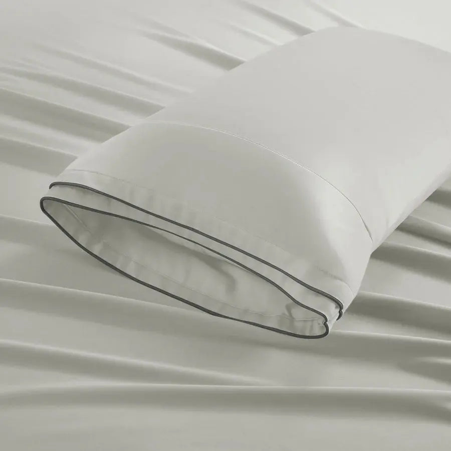Premium 500 TC 100% Cotton Dolce Vita Bedding Light Grey SPREAD HOME PROD PVT LTD.