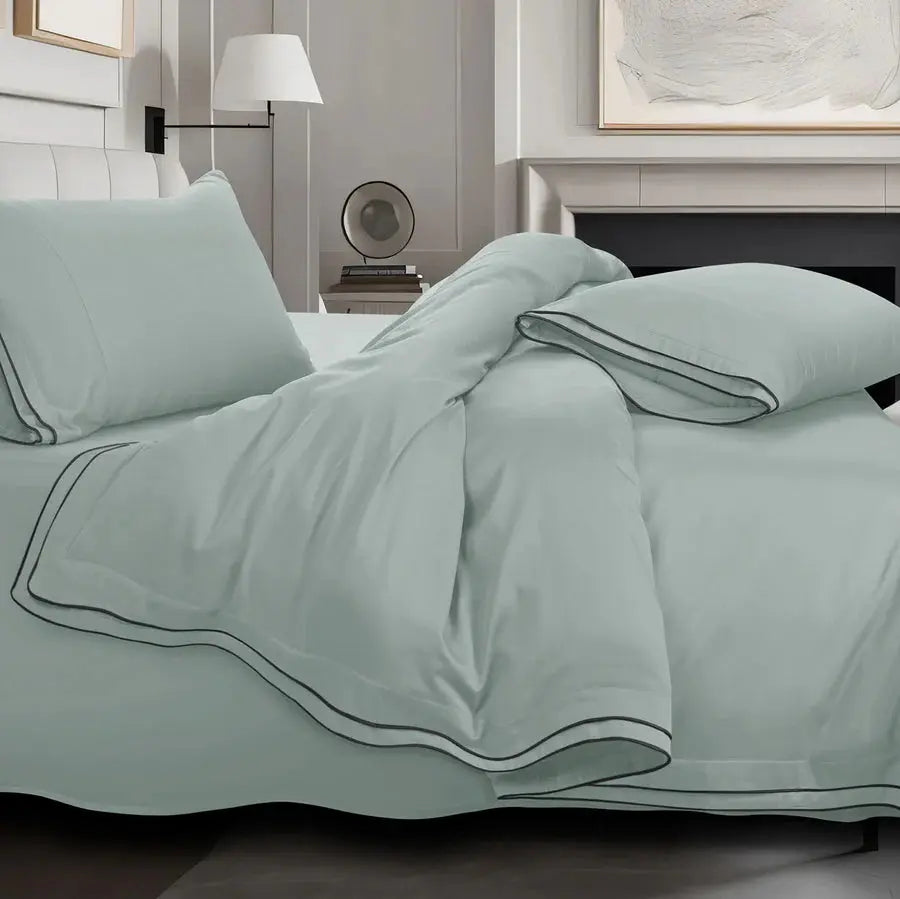 Premium 500 TC 100% Cotton Dolce Vita Bedding Mint SPREAD HOME PROD PVT LTD.