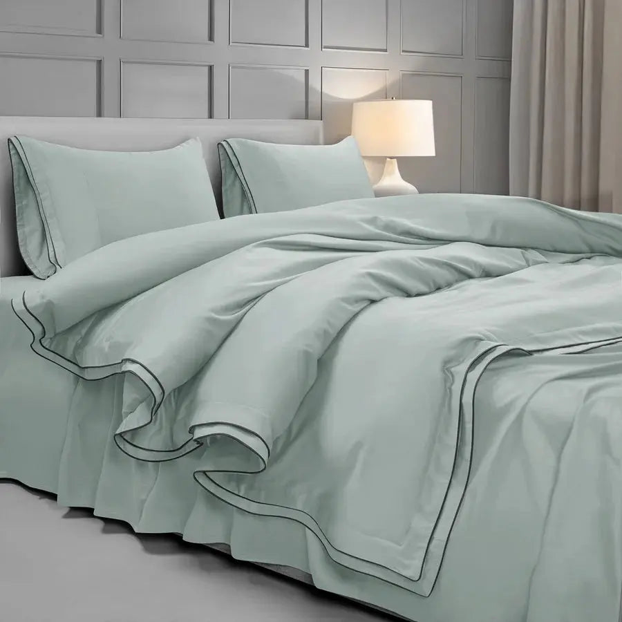 Premium 500 TC 100% Cotton Dolce Vita Bedding Mint SPREAD HOME PROD PVT LTD.