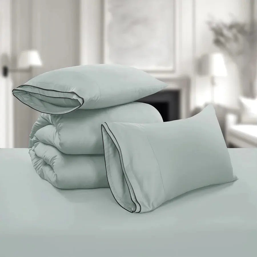 Premium 500 TC 100% Cotton Dolce Vita Bedding Mint SPREAD HOME PROD PVT LTD.