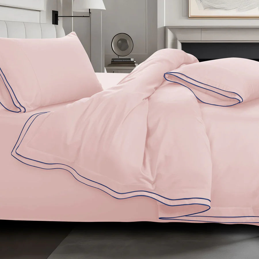 Premium 500 TC 100% Cotton Dolce Vita Bedding Pink