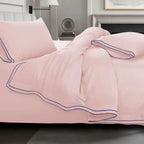 Premium 500 TC 100% Cotton Dolce Vita Bedding Pink SPREAD HOME PROD PVT LTD.