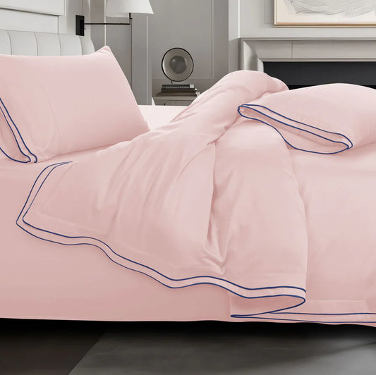 Premium 500 TC 100% Cotton Dolce Vita Bedding Pink