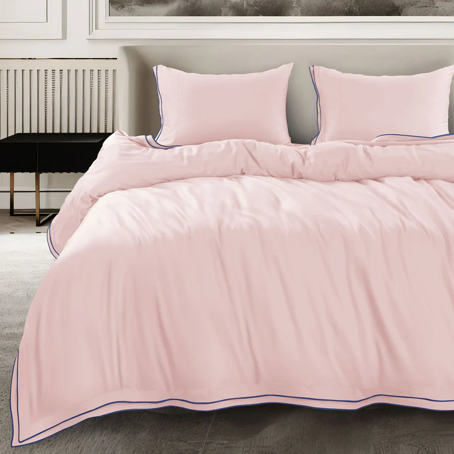 Premium 500 TC 100% Cotton Dolce Vita Bedding Pink