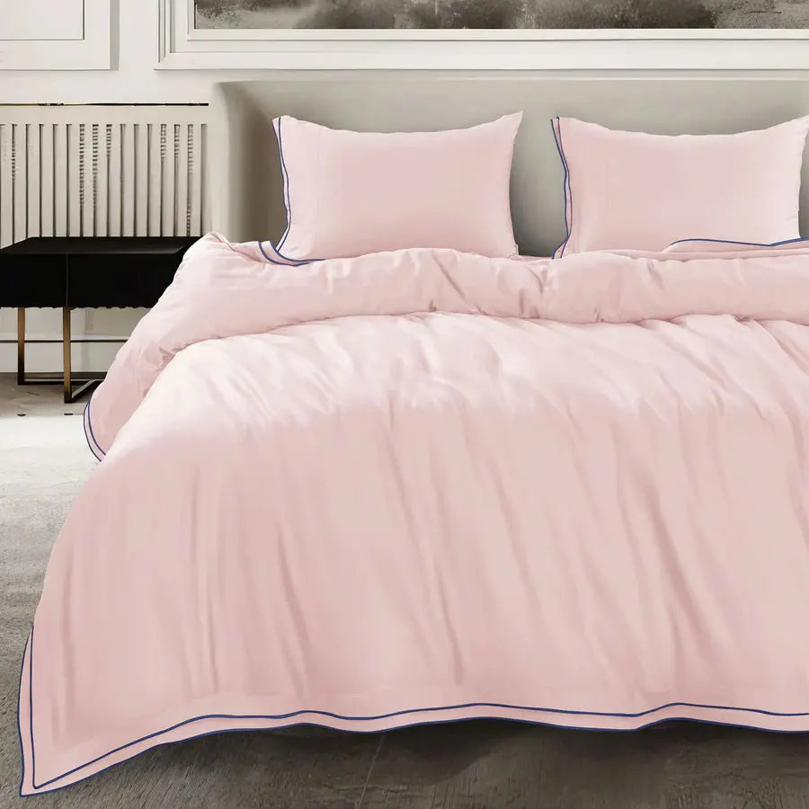 Premium 500 TC 100% Cotton Dolce Vita Bedding Pink SPREAD HOME PROD PVT LTD.
