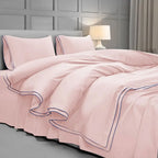 Premium 500 TC 100% Cotton Dolce Vita Bedding Pink SPREAD HOME PROD PVT LTD.