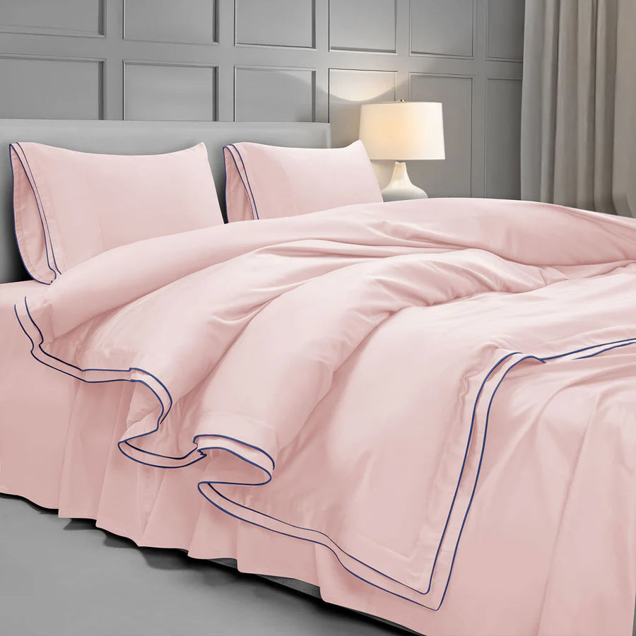 Premium 500 TC 100% Cotton Dolce Vita Bedding Pink