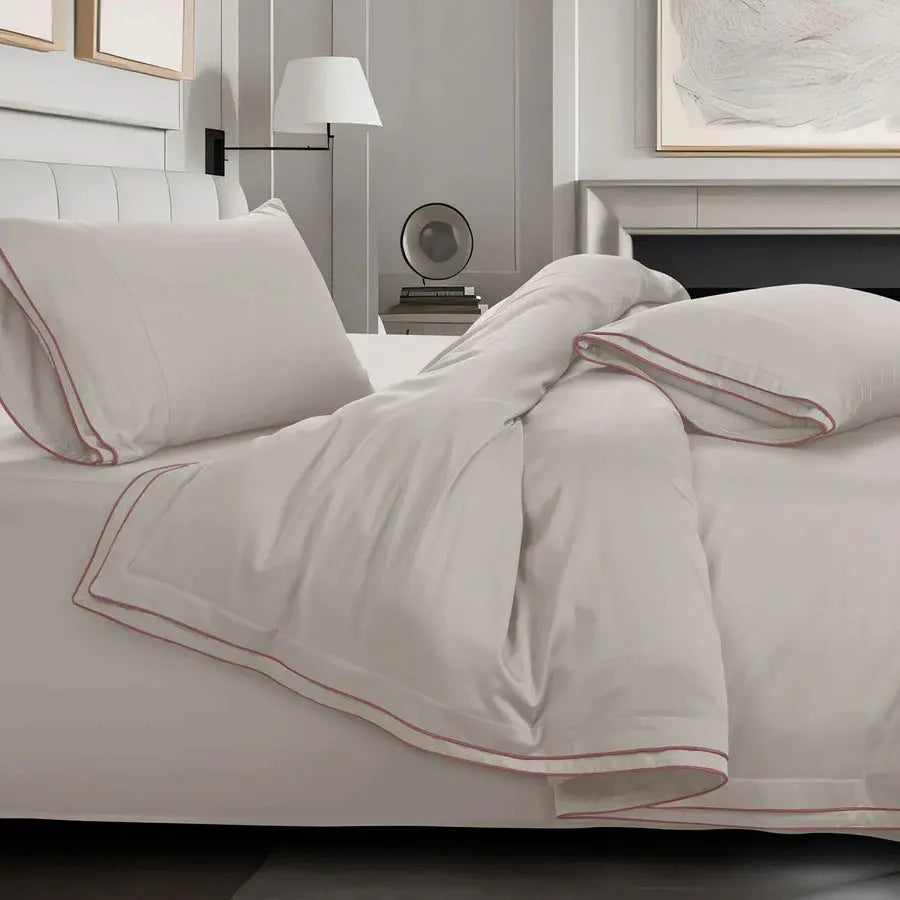 Premium 500 TC 100% Cotton Dolce Vita Bedding Smoke SPREAD HOME PROD PVT LTD.