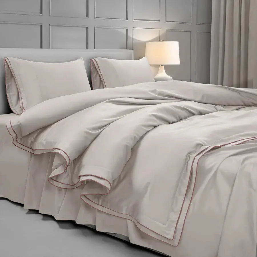 Premium 500 TC 100% Cotton Dolce Vita Bedding Smoke SPREAD HOME PROD PVT LTD.