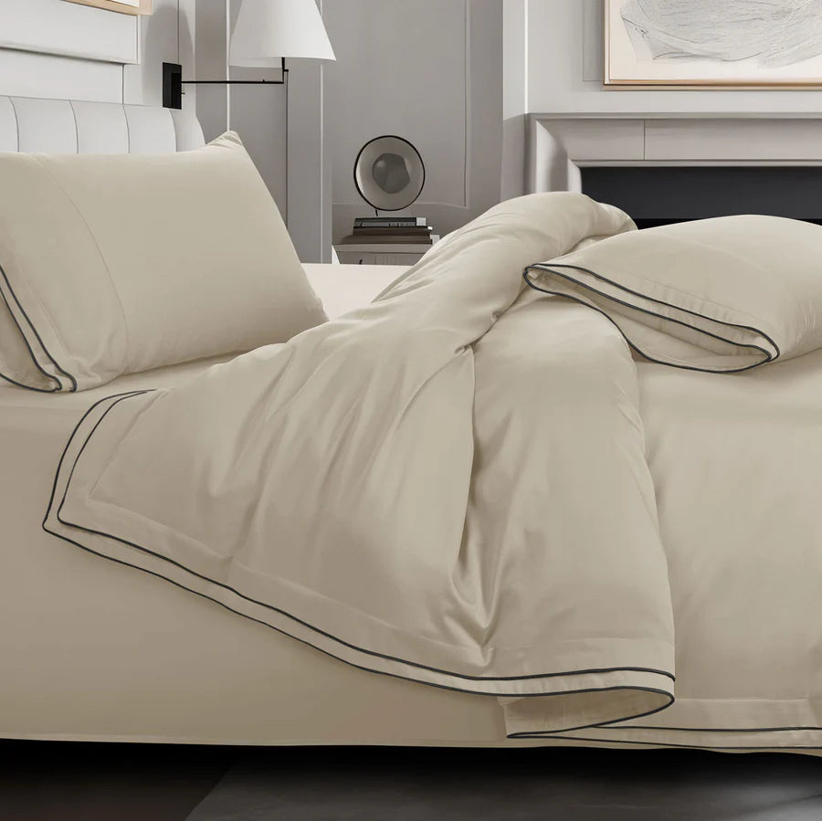 Premium 500 TC 100% Cotton Dolce Vita Bedding Sand