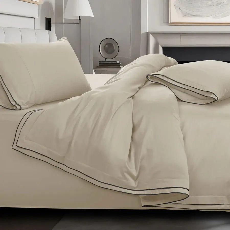 Premium 500 TC 100% Cotton Dolce Vita Bedding Sand SPREAD HOME PROD PVT LTD.