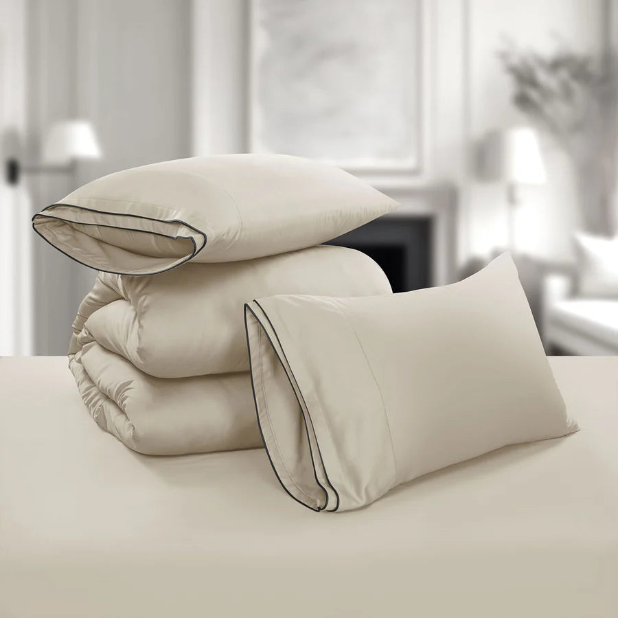 Premium 500 TC 100% Cotton Dolce Vita Bedding Sand