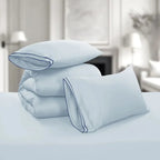 Premium 500 TC 100% Cotton Dolce Vita Bedding Sky Blue SPREAD HOME PROD PVT LTD.