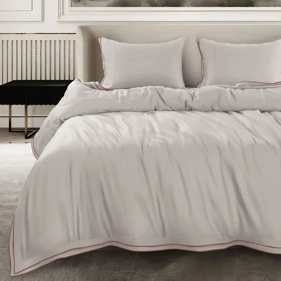 Premium 500 TC 100% Cotton Dolce Vita Bedding Smoke SPREAD HOME PROD PVT LTD.