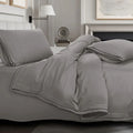 Premium 500 TC 100% Cotton Dolce Vita Bedding Steel grey SPREAD HOME PROD PVT LTD.