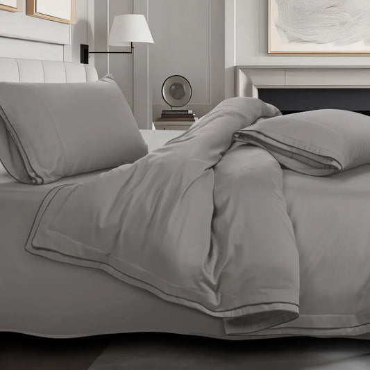 Premium 500 TC 100% Cotton Dolce Vita Bedding Steel grey