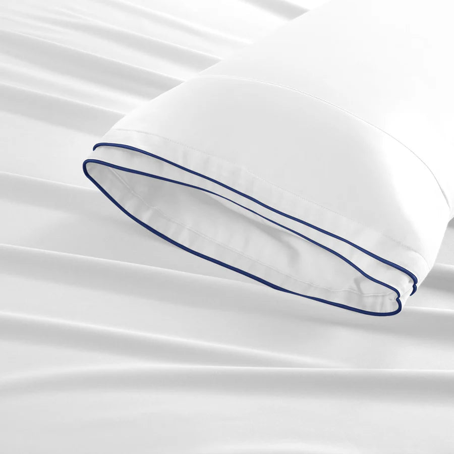 Premium 500 TC 100% Cotton Dolce Vita Bedding White