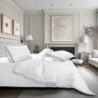 Premium 500 TC 100% Cotton Dolce Vita Bedding White SPREAD HOME PROD PVT LTD.