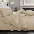 Premium 500 TC 100% Cotton Dolce Vita Bedding Gold SPREAD HOME PROD PVT LTD.