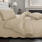 Premium 500 TC 100% Cotton Dolce Vita Bedding Gold SPREAD HOME PROD PVT LTD.