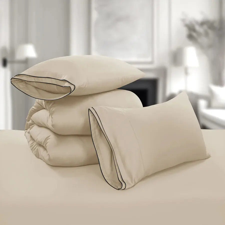 Premium 500 TC 100% Cotton Dolce Vita Bedding Gold SPREAD HOME PROD PVT LTD.