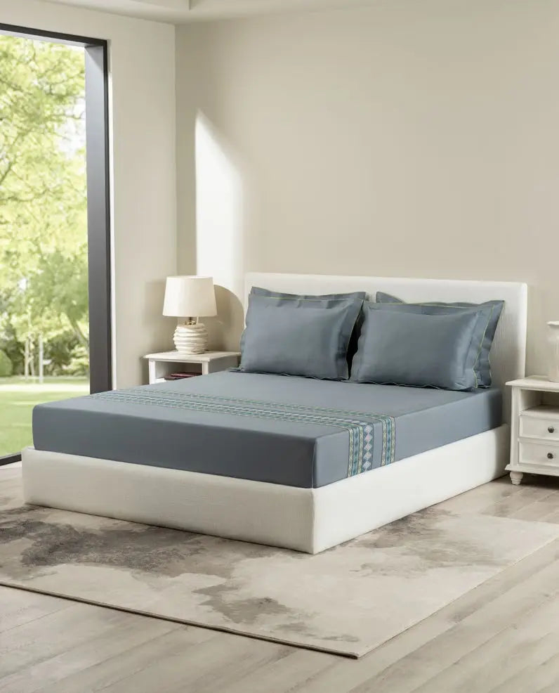 D'decor Bedsheet Super King Size EB 284 | Excellence Vol 14 - grahsajja