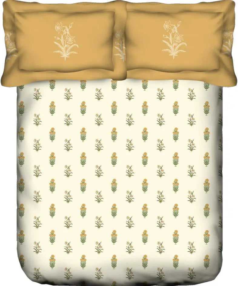 Portico Dazzle Double Bedsheet India Fade Resistant