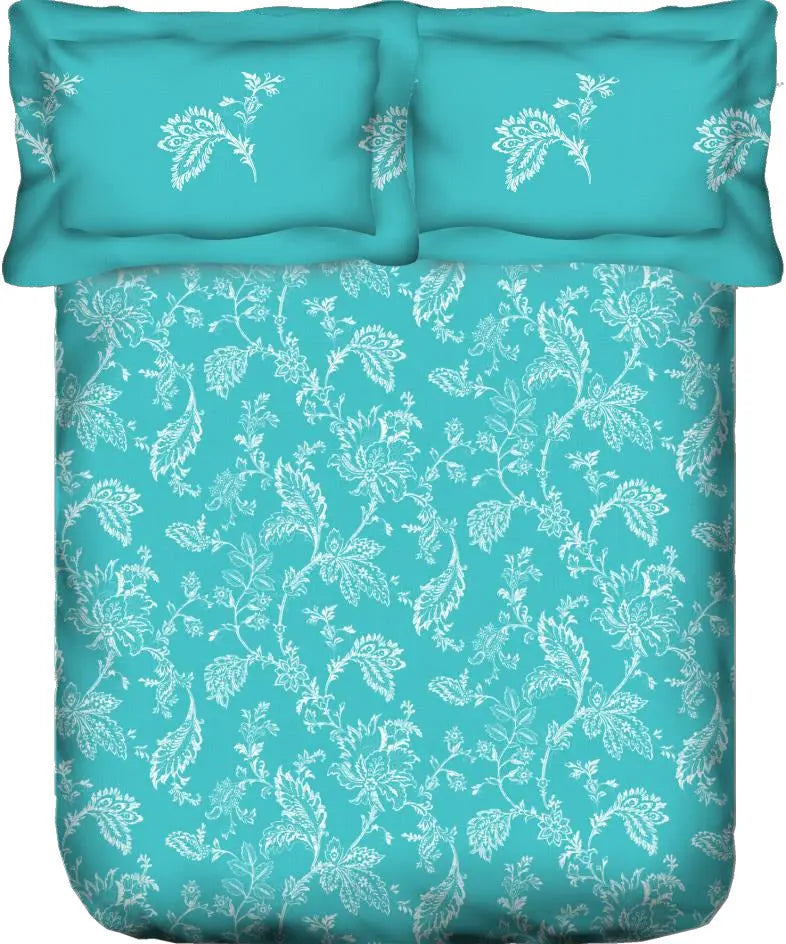 Portico Dazzle Collection Double Bedsheet - Pattern Close-up