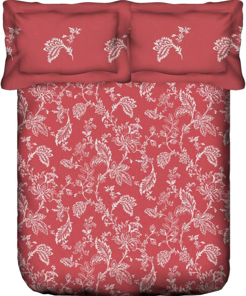 Portico Dazzle Printed Double Bedsheet Set - Grah Sajja