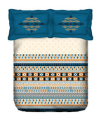 Portico Lavender Collection Super King Bedsheet - Multicolour Print