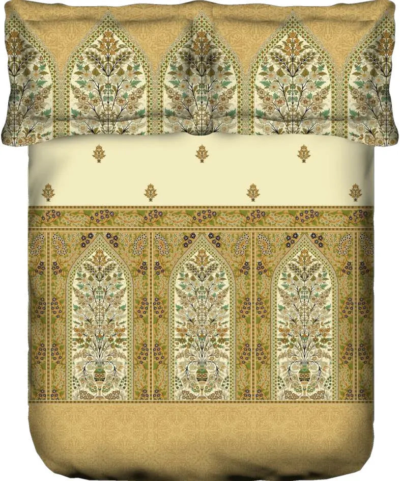 Portico Charlotte Super King Size Bedsheet - grahsajja