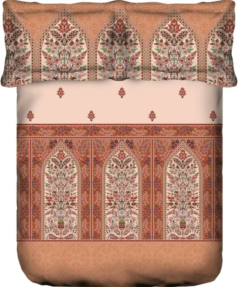 Portico Charlotte Super King Size Bedsheet - grahsajja