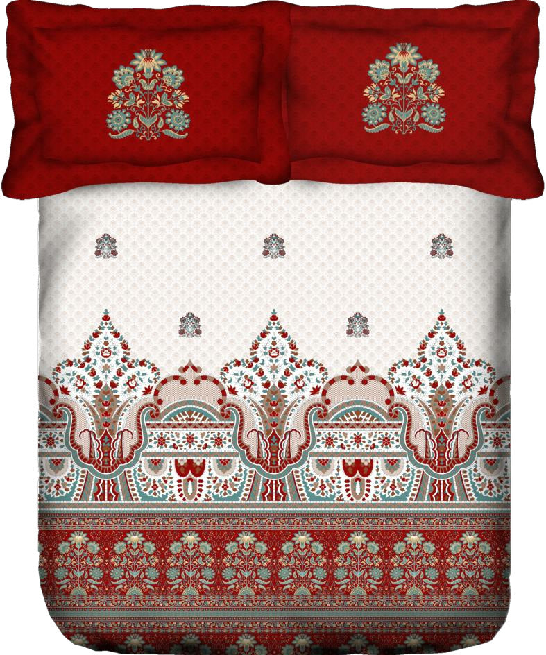 Portico Charlotte Super King Size Bedsheet - grahsajja