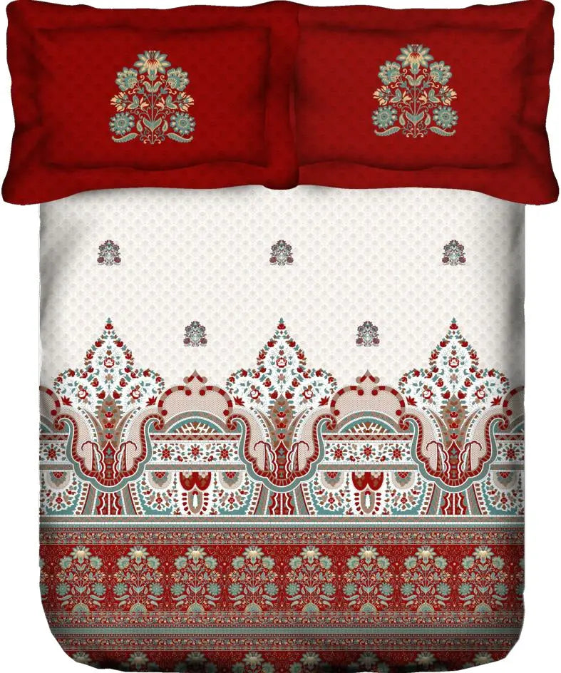 Portico Charlotte Super King Size Bedsheet - grahsajja