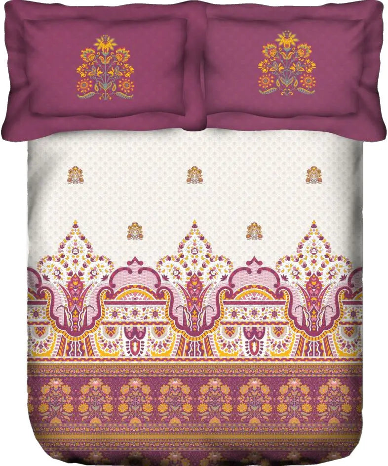 Portico Charlotte Super King Size Bedsheet - grahsajja
