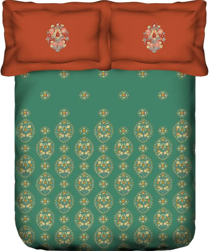 Portico Charlotte Super King Size Bedsheet - grahsajja