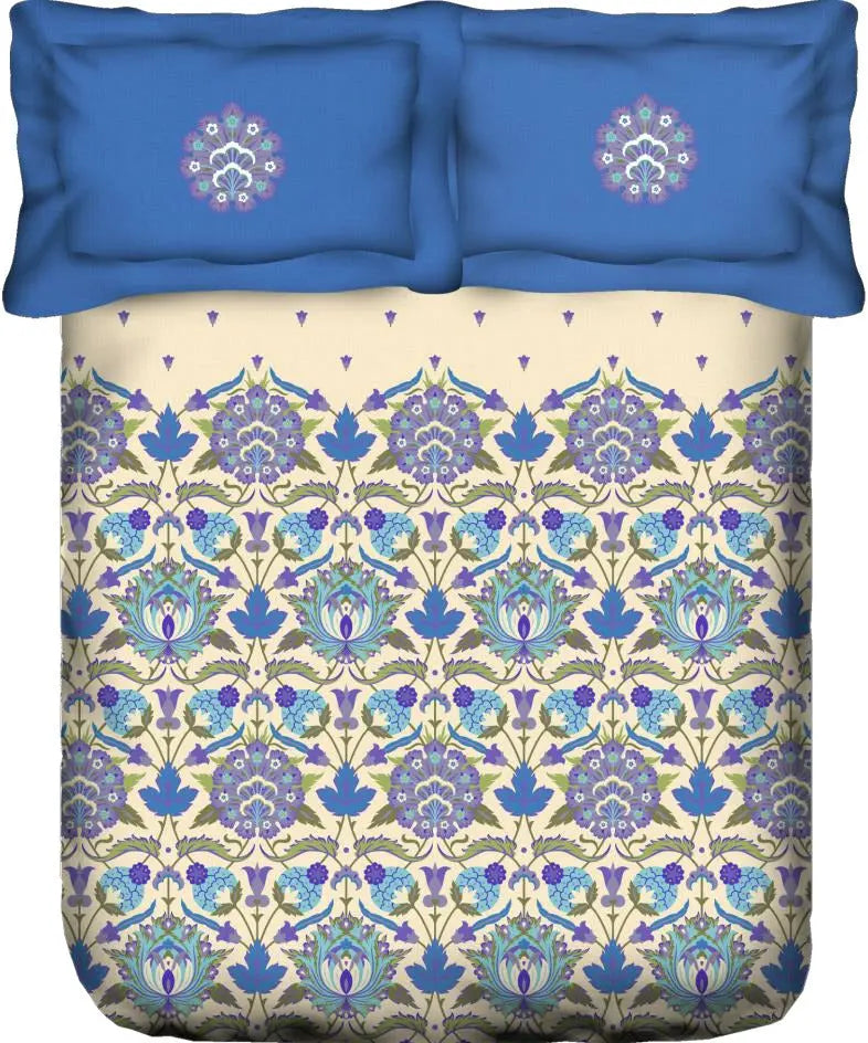 Portico Charlotte Super King Size Bedsheet - grahsajja