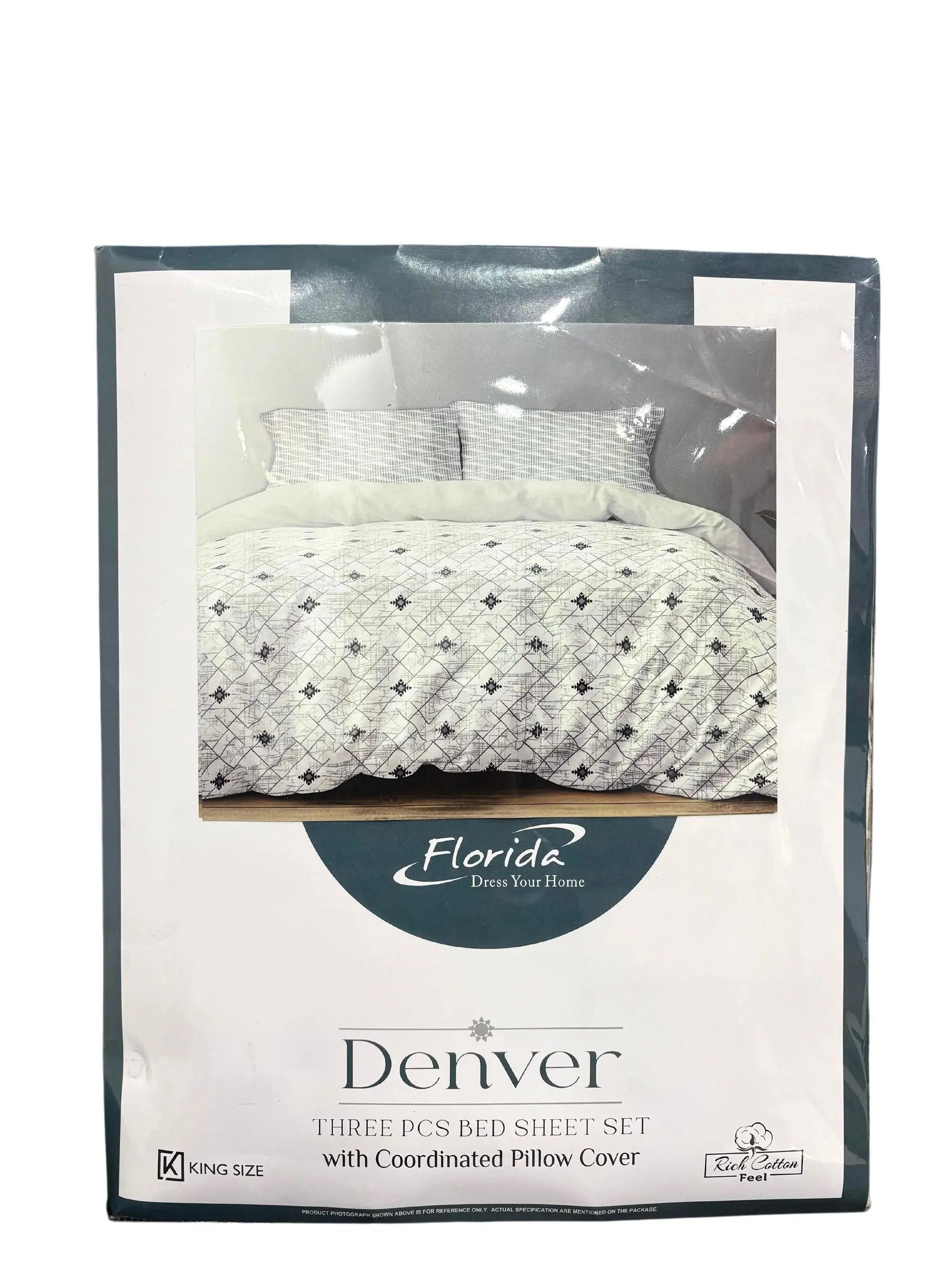 Florida Denver 3Pc Bedhseet Florida