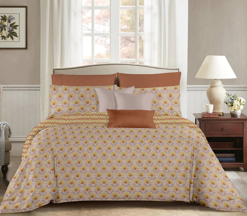 Fiesta 4 Piece AC Comforter Set with Bedsheet & Pillow Covers by Florida Florida