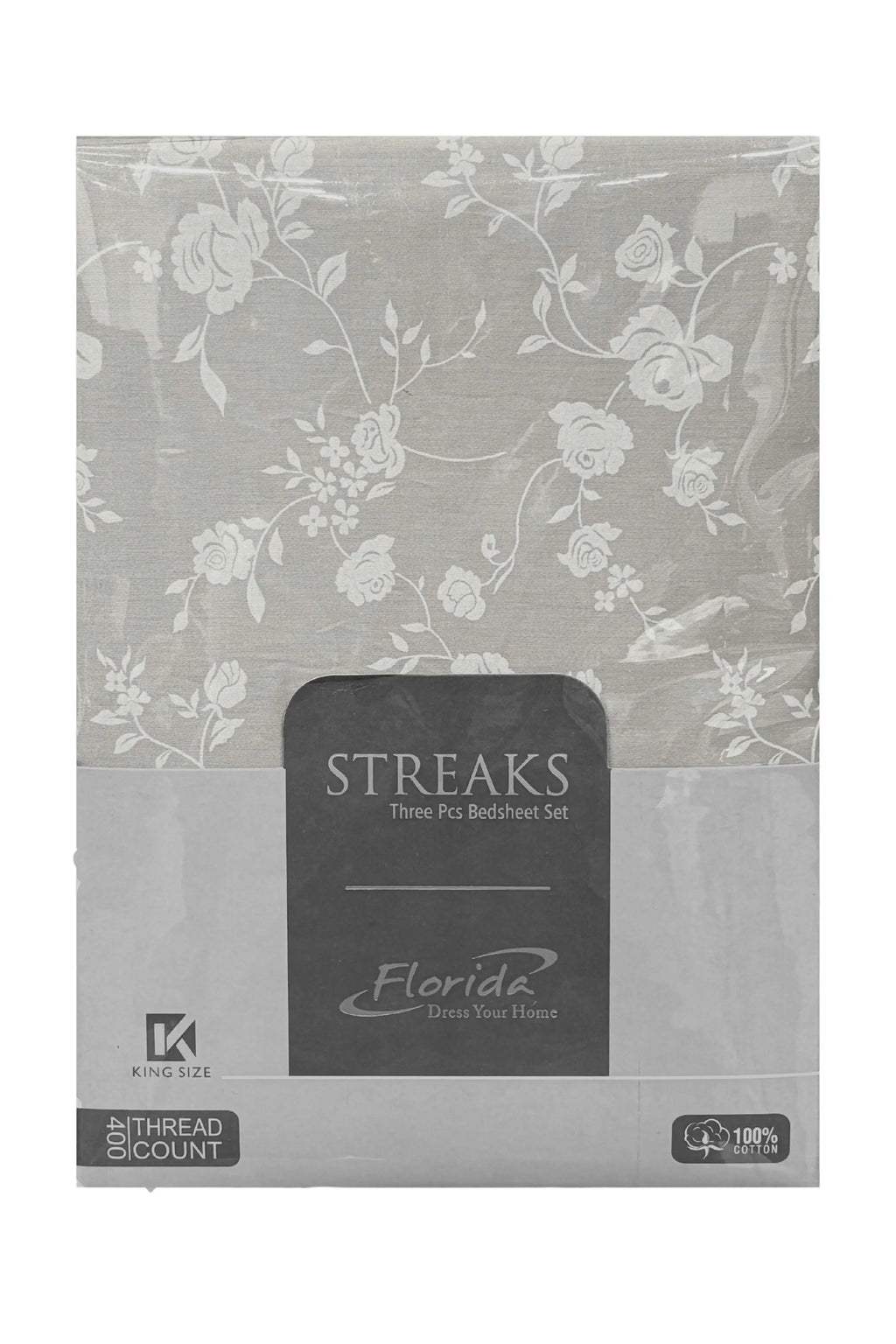 Florida New Sreak King SIze Bedsheet Printed with 2Pc Pillow Cover Florida