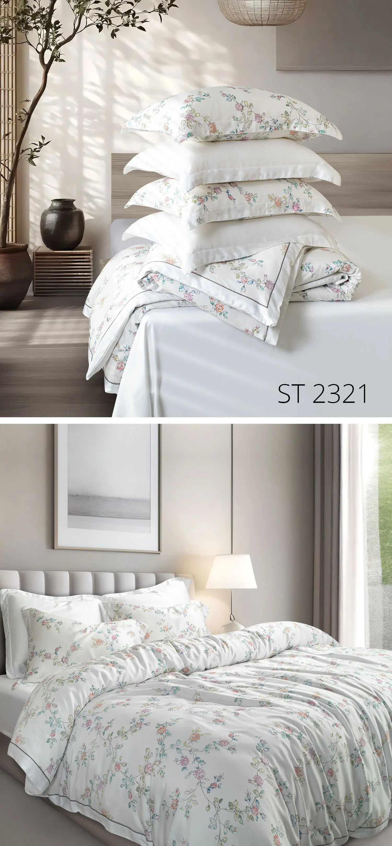 Spread Spain Luxuriously Soft 100% Tencel™ 400 TC 6pcs Bedding Collection SPREAD HOME PROD PVT LTD.