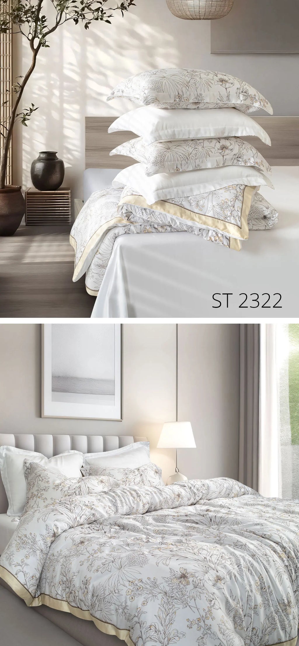 Spread Spain Luxuriously Soft 100% Tencel™ 400 TC 6pcs Bedding Collection SPREAD HOME PROD PVT LTD.