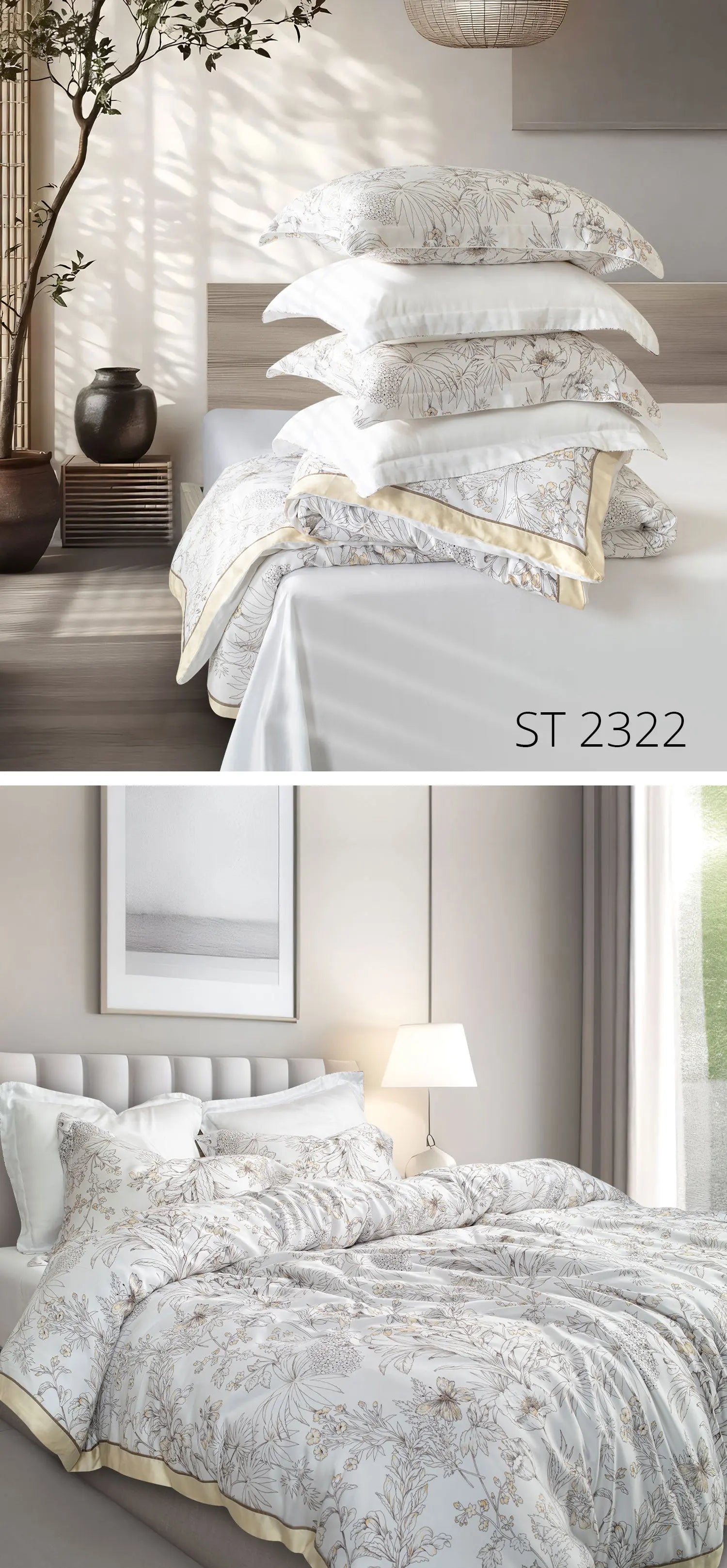 Spread Spain Luxuriously Soft 100% Tencel™ 400 TC 6pcs Bedding Collection SPREAD HOME PROD PVT LTD.