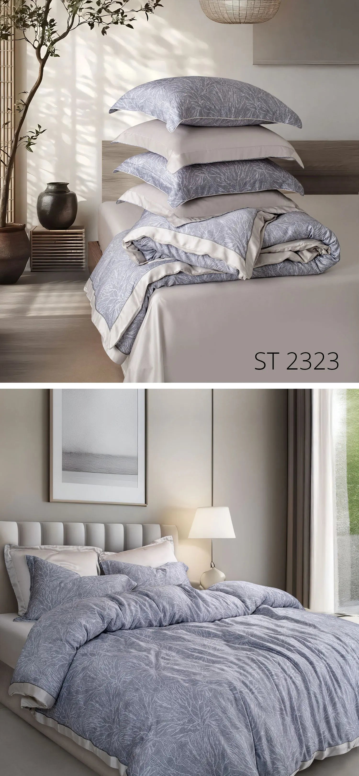 Spread Spain Luxuriously Soft 100% Tencel™ 400 TC 6pcs Bedding Collection SPREAD HOME PROD PVT LTD.