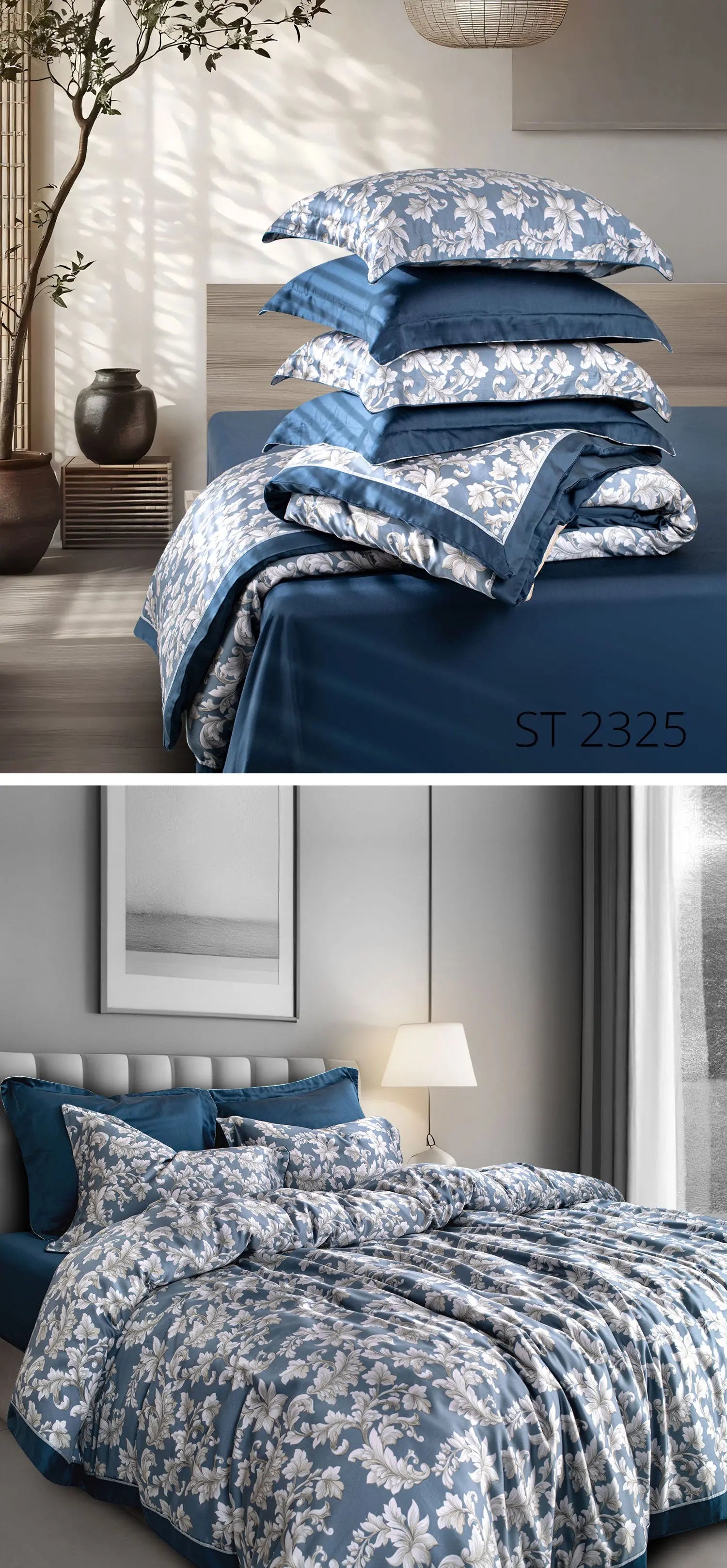Spread Spain Luxuriously Soft 100% Tencel™ 400 TC 6pcs Bedding Collection SPREAD HOME PROD PVT LTD.